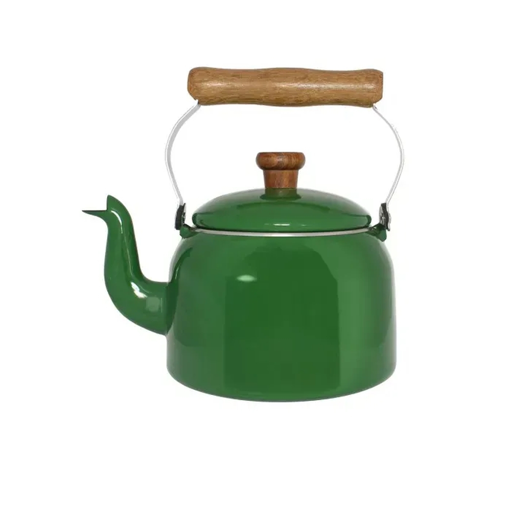 chaleira esmaltada verde mae agatha