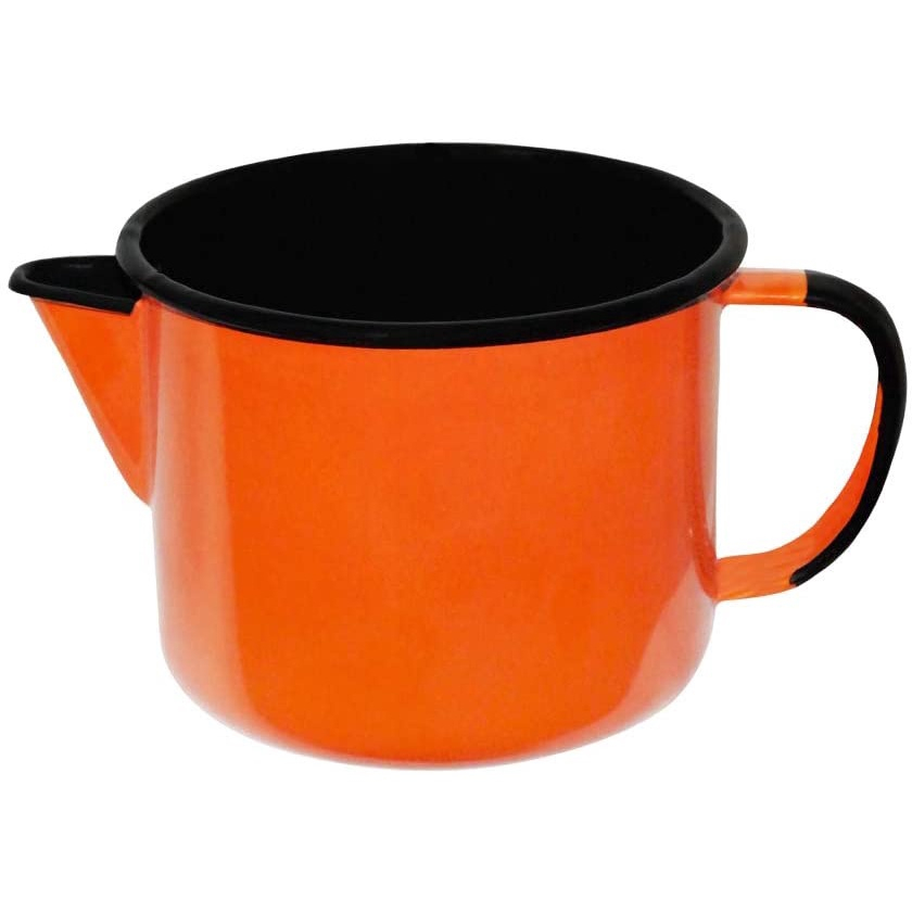 caneco com bico esmaltado vermelho ewel