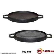 Bifeteira De Ferro Dupla Face 26cm 2 ala Ref.fs67 - Santana