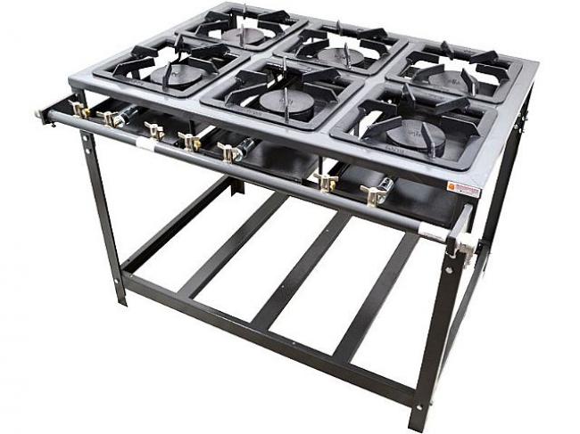 fogo industrial 6bc 40x40 ref.502433 Roa