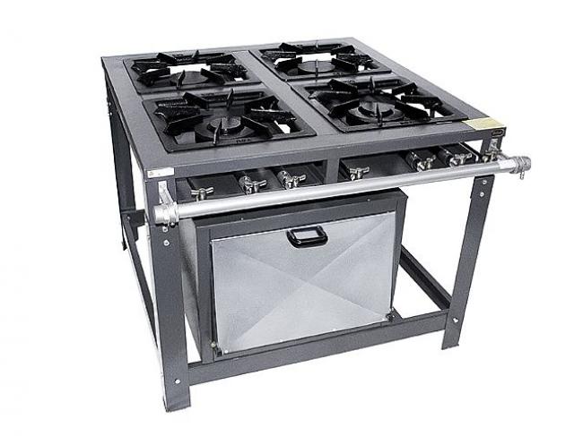 fogo industrial 4bc c/forno ref.502281 Roa